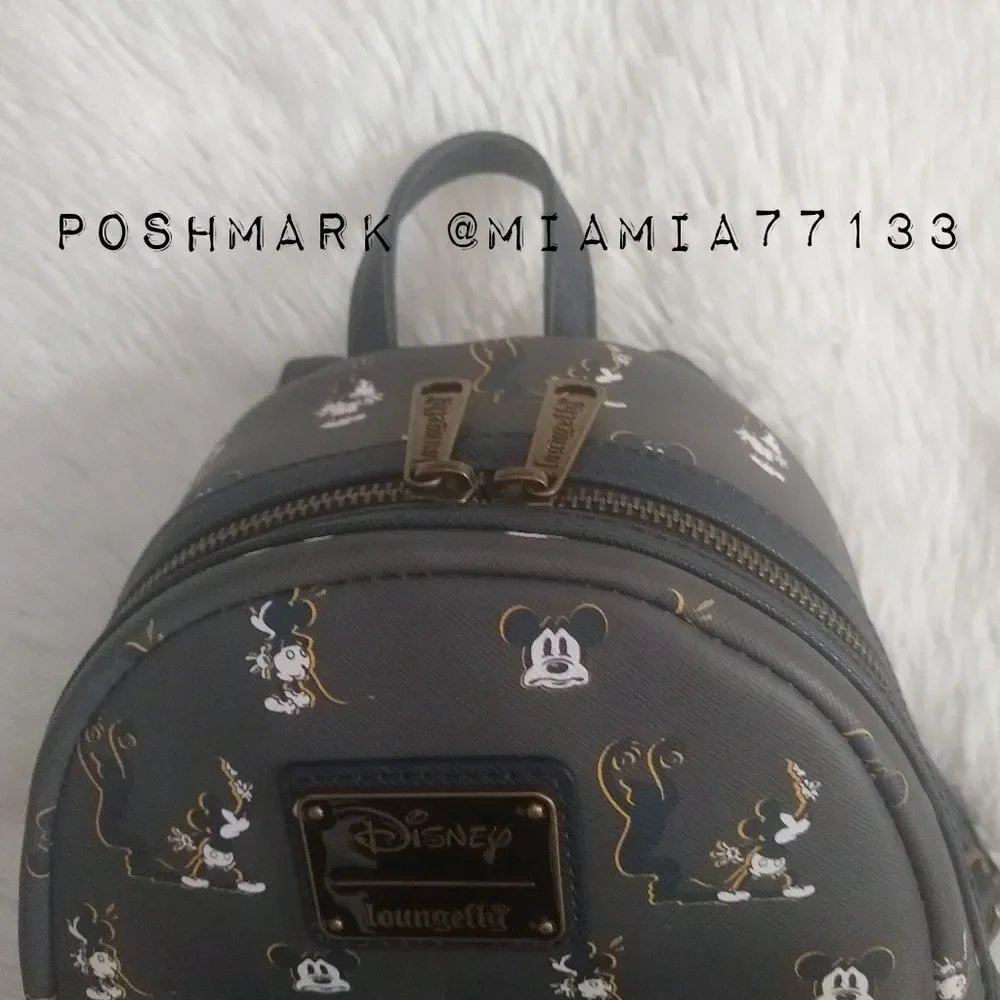 Loungefly Disney Mickey Mouse Spooked Mini Backpack and Coin Pouches